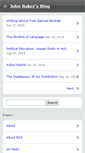 Mobile Screenshot of johnbakersblog.co.uk