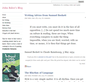 Tablet Screenshot of johnbakersblog.co.uk